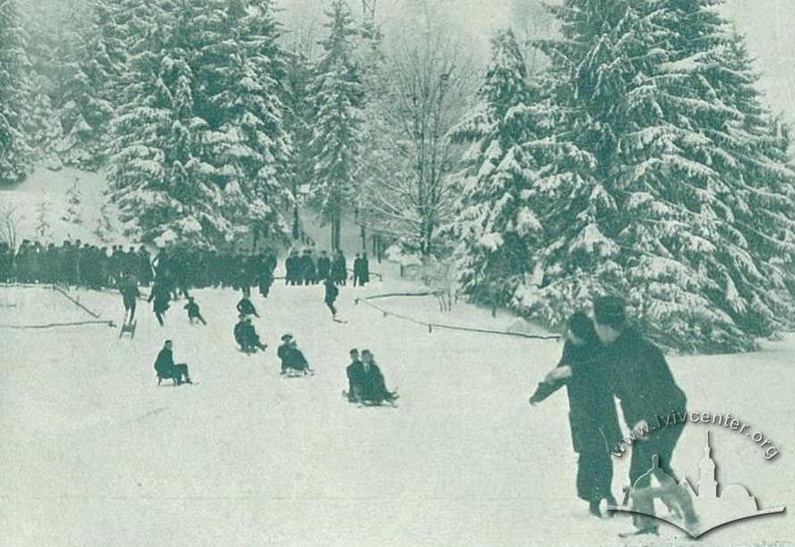 Парк Кілінського (сучасний Стрийський), зима 1914-1915 рр.