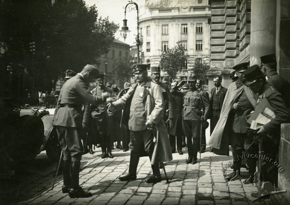 Фельдмаршал Гінденбург у Львові, 1916