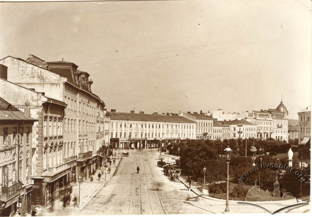 Вулиця Карла Людовіка (сучасний просп. Свободи), 1914-1917 рр.